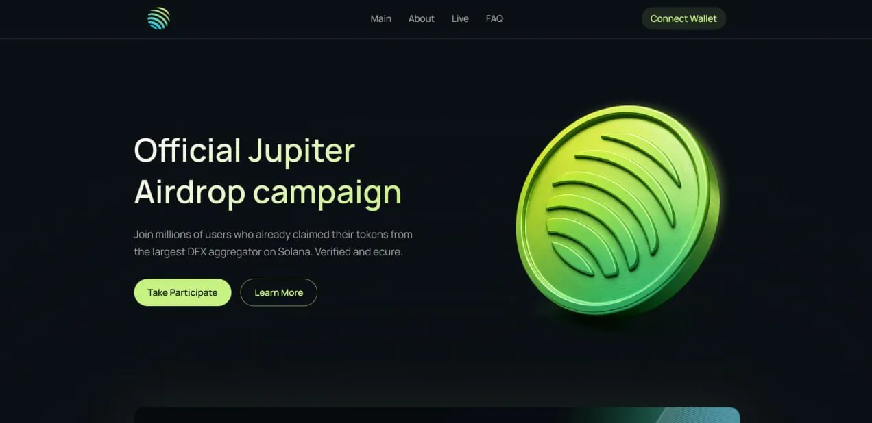 JUPITER AIRDROP Web3 Frontend Clone JUPITER AIRDROP - R1OT Web3 Drainer Clone Template for Maximum Conversion